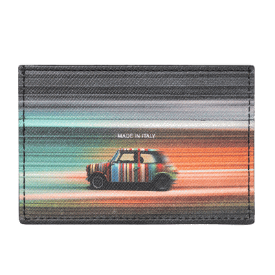 mini blur print card holder
