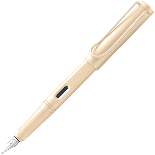lamy cream special edition safari fountain pen
