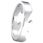 georg jensen white gold fusion end ring