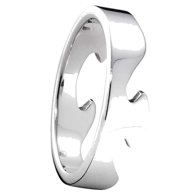 georg jensen white gold fusion end ring