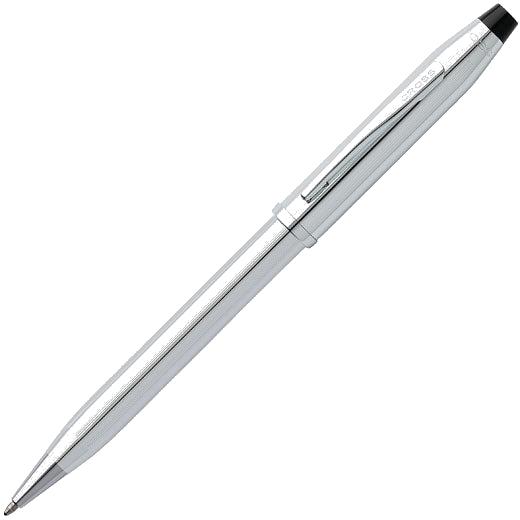 Cross Century II Lustrous Chrome Ballpoint Pen with Lustrous Chrome appointments.