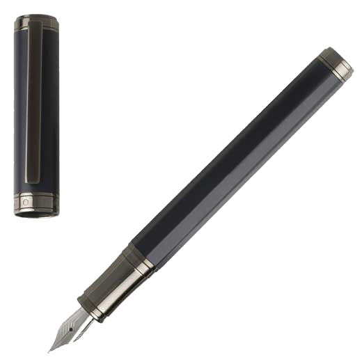 The nib of this fountain pen has been made out of stainless steel.