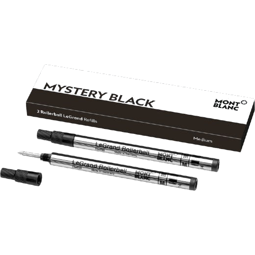 montblanc legrand black medium rollerball refill