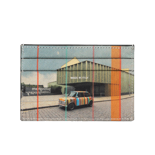 Paul Smith 'Mini Nottingham' Leather Card Holder 3CC