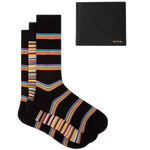 paul smith signature stripe wallet and socks gift set