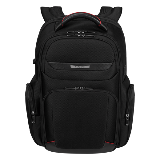 This Samsonite Pro-DLX 6 Expandable Backpack 15.6" is made with ballistic nylon in black and is water resistant.