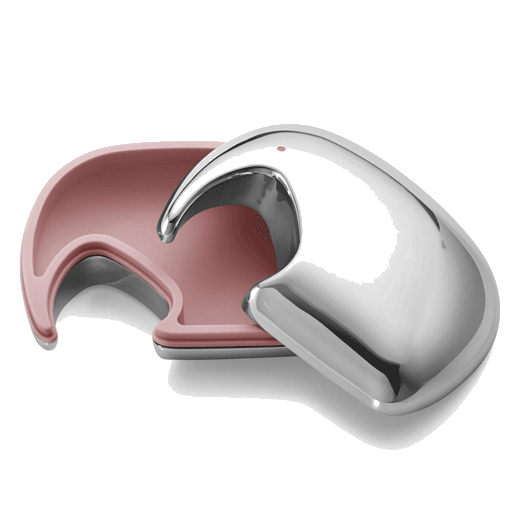 The Strawberry Blush Elephant Keepsake Box by Georg Jensen has a silicone interior.