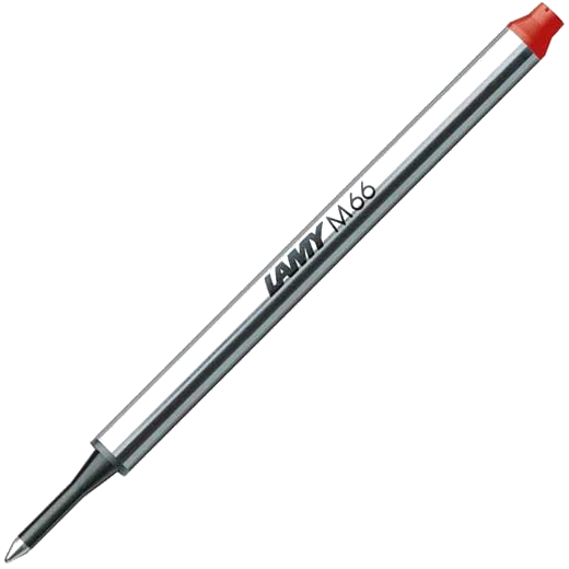 This M66 Lamy rollerball refill comes in a red.