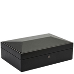 wolf 1834 black british racing 10 piece watch box side