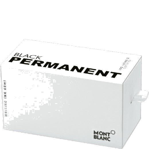 montblanc permanent black ink bottle