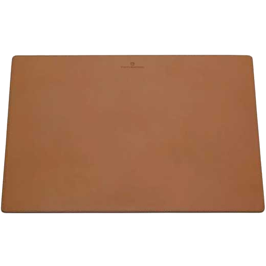 gvfc cognac smooth leather desk pad