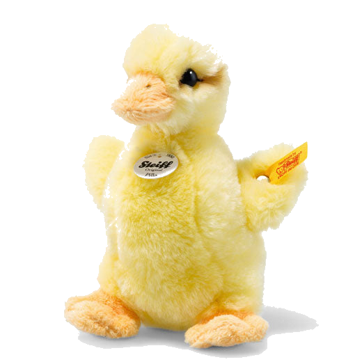 This is Pilla the Duckling designed by Steiff.