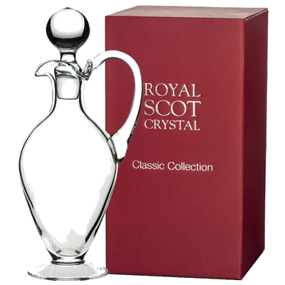 royal scot crystal classic collection handled decanter