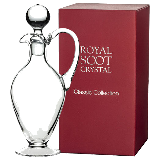 royal scot crystal classic collection handled decanter