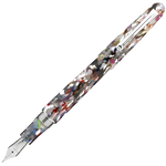 montegrappa elmo ambiente kaleido fountain pen cap on end