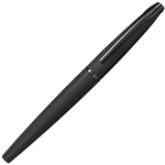 cross black atx brushed black fountain pen cap on