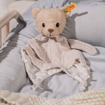 steiff noah the teddy bear comforter lifestyle