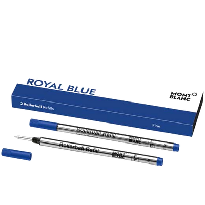 montblanc blue rollerball f