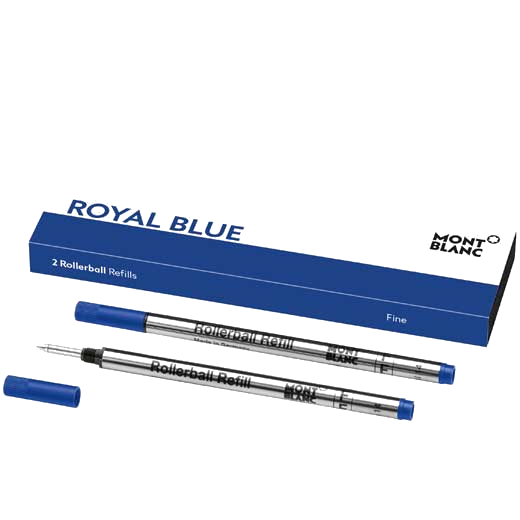 montblanc blue rollerball f