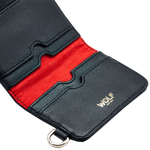 wolf 1834 black mimi credit card holder with wristlet inside 2