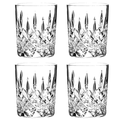 These London 4 x 21cl Small Whisky Tumblers have been designed by Royal Scot Crystal.