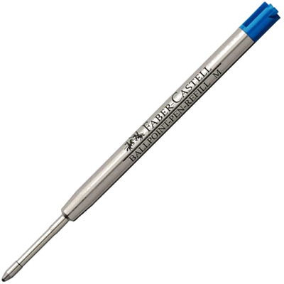 graf von faber castell blue medium ballpoint pen refill