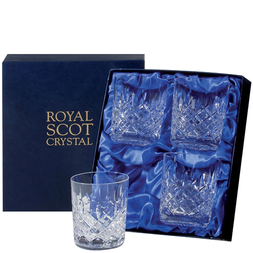 royal scot crystal 4 london whisky tumblers 21 cl packaging