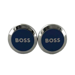 blue boss cufflinks