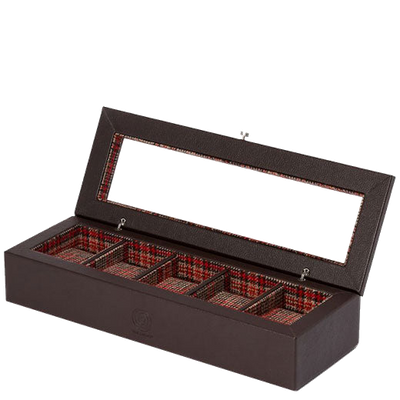 wolf 1834 x wm brown 5 piece watch box