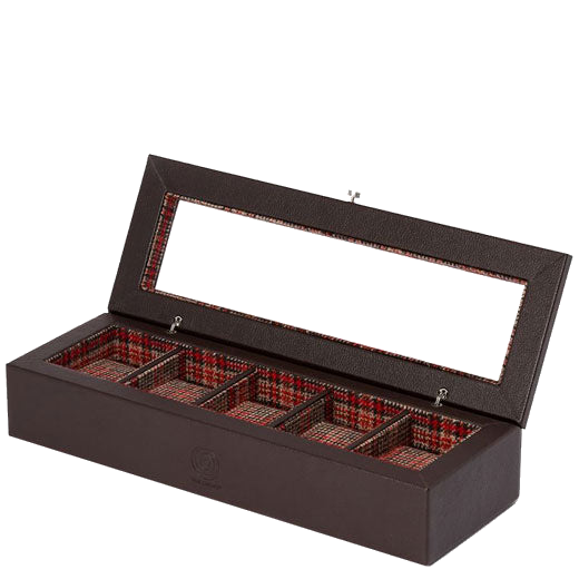 wolf 1834 x wm brown 5 piece watch box