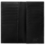 montblanc mst black 15cc long wallet interior
