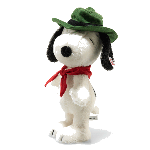 Steiff's Snoopy Beagle Scout 50th Anniversary by Peanuts.