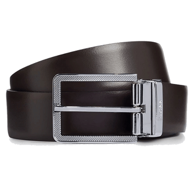brown leather belt boss
