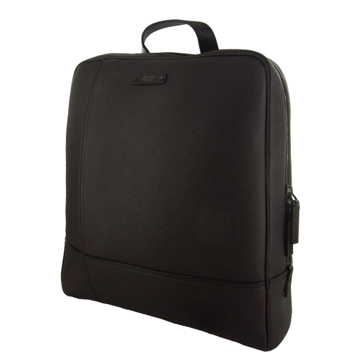 Hugo Boss Aspen backpack is made from a grainy  textured leather.