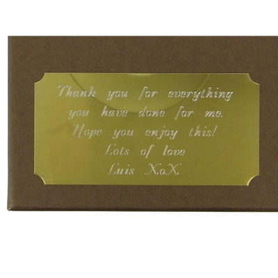 bollinger r d thank you plaque engraving victoria outline font e732d58c543b50509f16247b3d281075