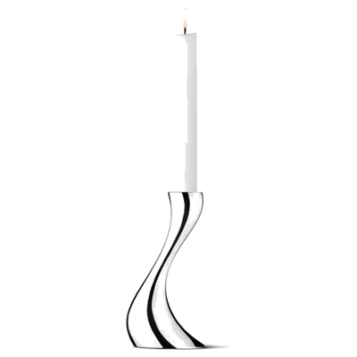 georg jensen cobra stainless steel small candle holder