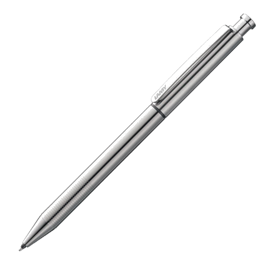 The LAMY matt stainless steel twin pen in the ST collection.