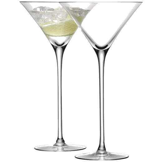 Bar Cocktail Glasses, Set of Two by LSA