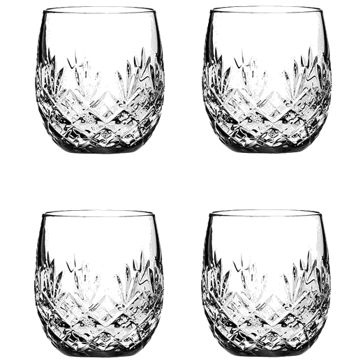 These Royal Scot Crystal Edinburgh 4 x 25cl Barrel Tumblers are perfect for dinner parties.