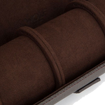 wolf 1834 brown blake watch roll with capsule close