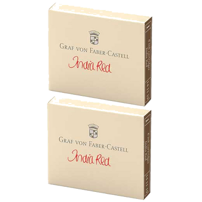gvfc india red ink cartridge 2 x 6