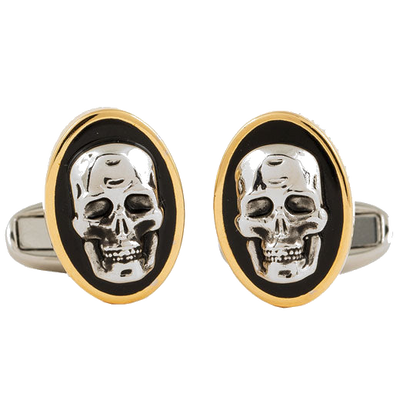 paul smith cameo skull cufflinks