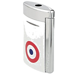 s t dupont paris white rosette minijet lighter