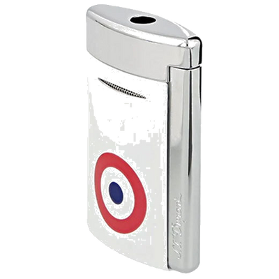 s t dupont paris white rosette minijet lighter