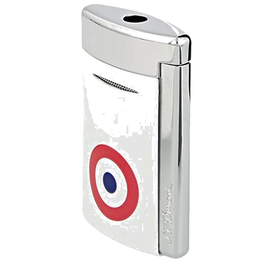 s t dupont paris white rosette minijet lighter