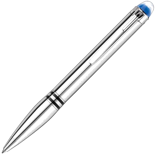 This Montblanc StarWalker Metal Ballpoint Pen has been made out of high-grade stainless steel.
