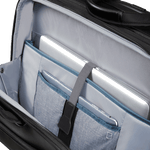 black wheeled laptop bag