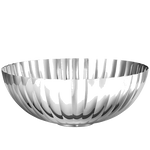 georg jensen large bernadotte stainless steel serving bowl