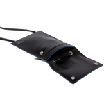 paul smith black zebra logo neck pouch inside