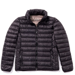 tumipax black charlotte packable travel puffer